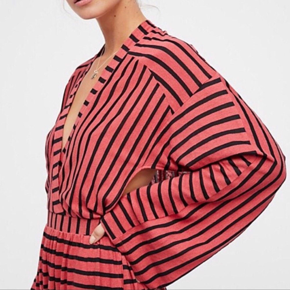Free People Beach Striped Boho Dress for SALE! - Picture 2 of 6